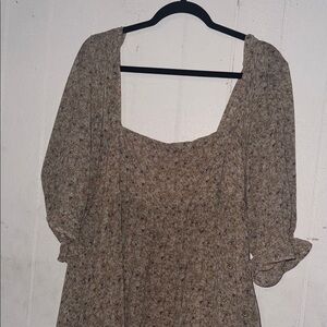 Floral Patterned Mini Dress